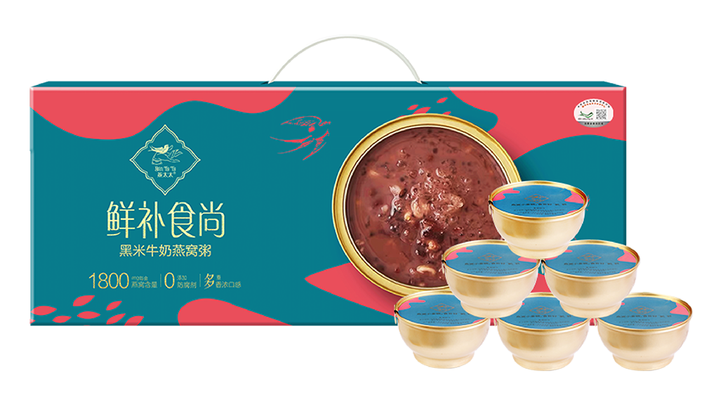 燕太太黑米牛奶燕窝粥