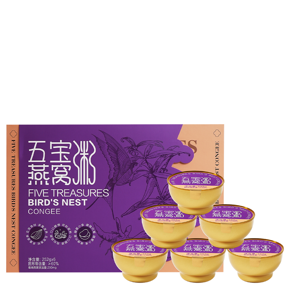 燕太太五宝燕窝粥礼盒